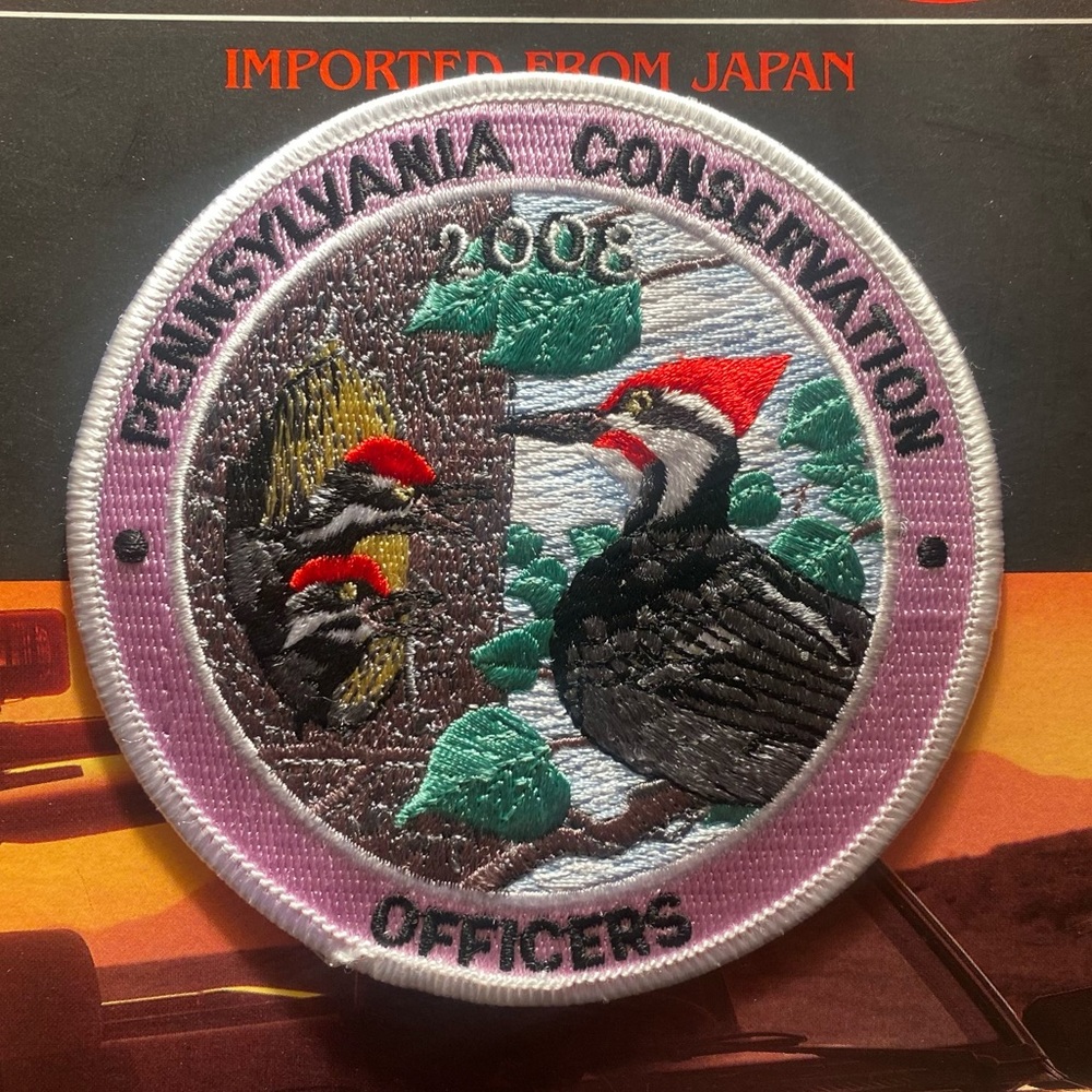 Vintage 2008 Pennsylvania Conservation Officers Collectible Woodpecker Patch
